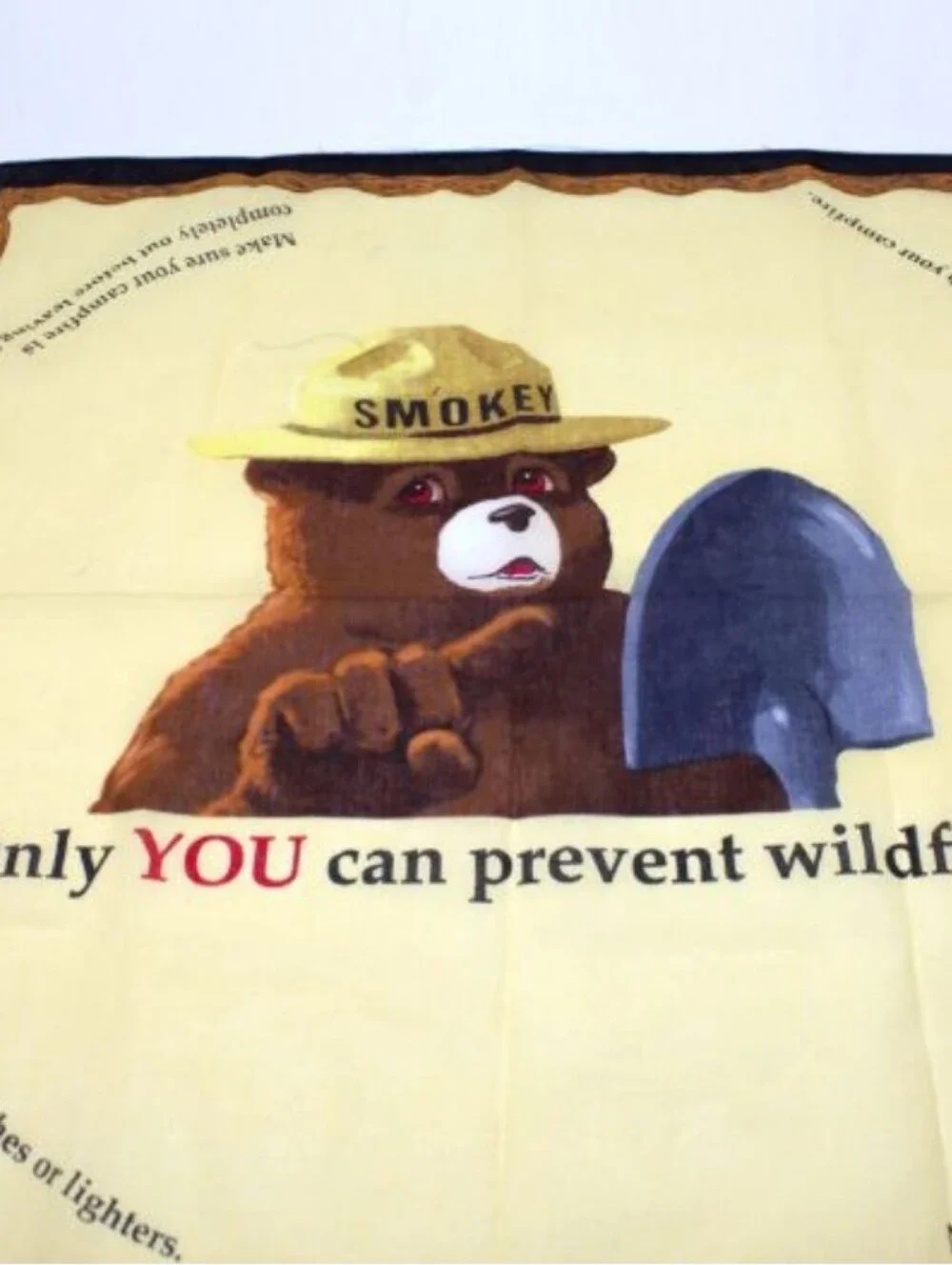 New Vintage US Forest Service Smokey Bear Bandana